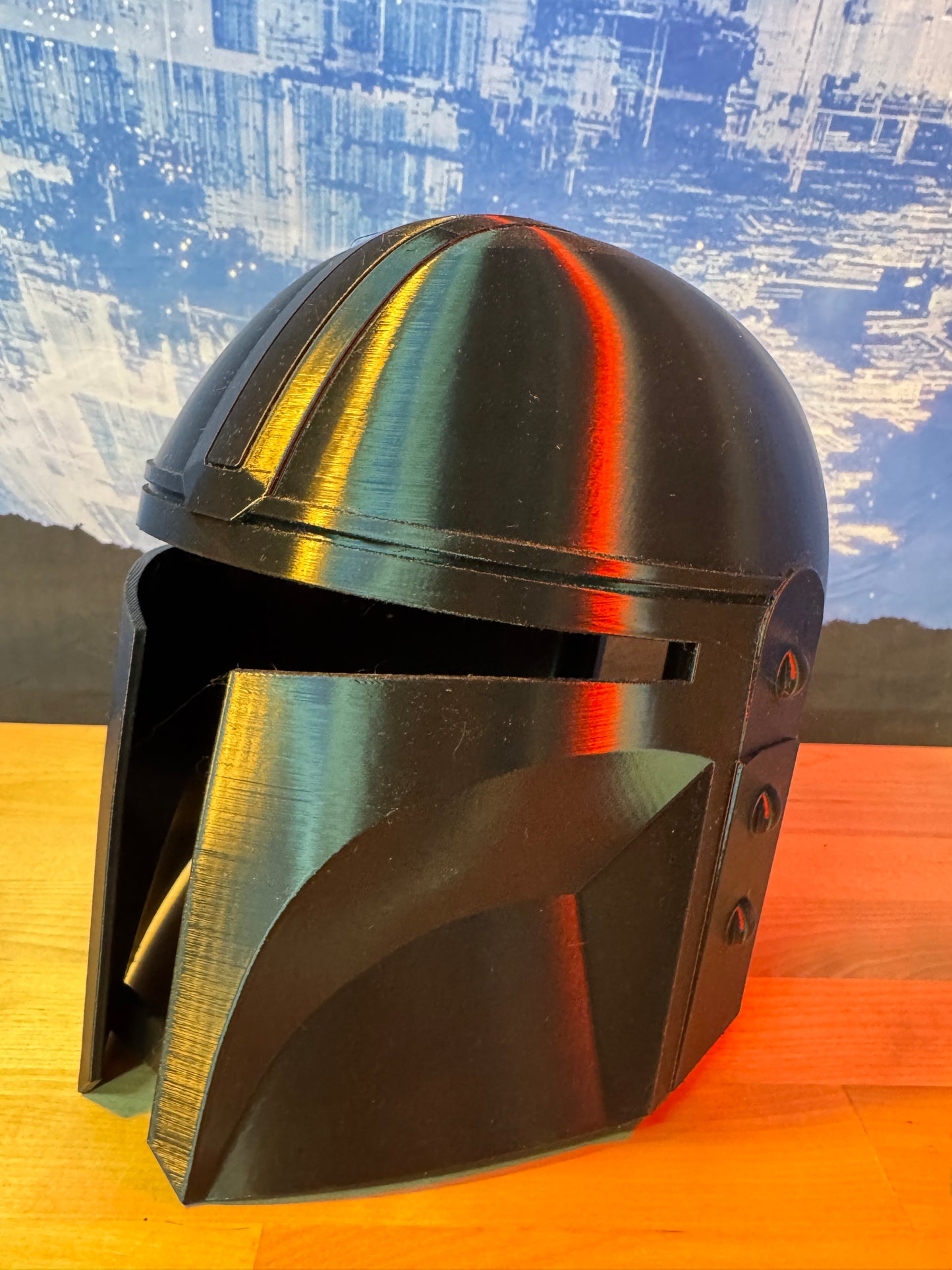 Right Sized Mandalorian Helmet DIY Print