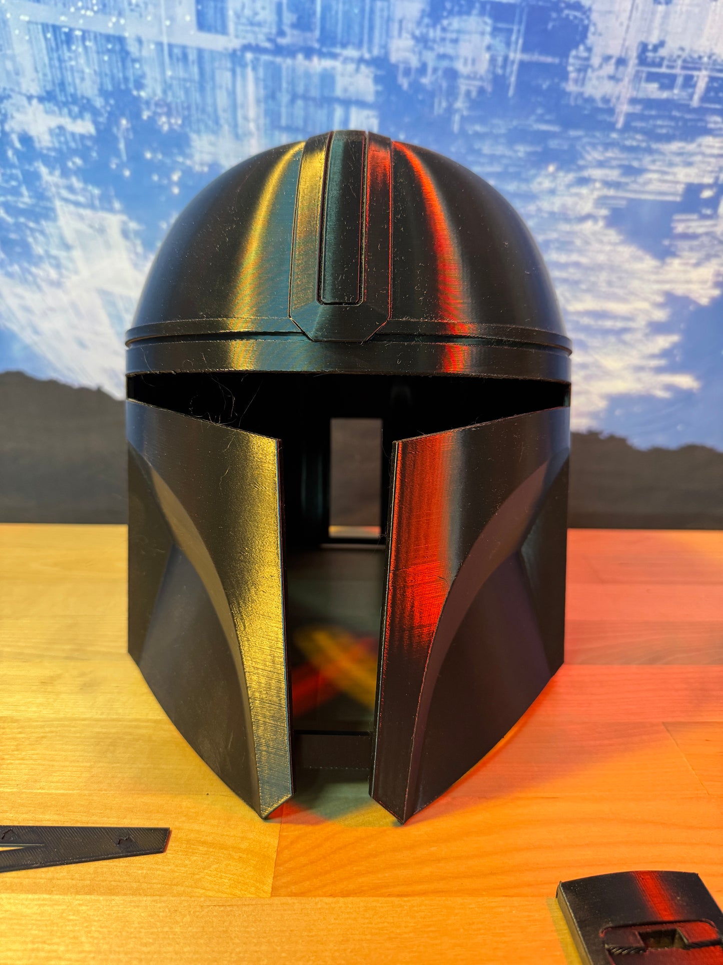 Right Sized Mandalorian Helmet DIY Print