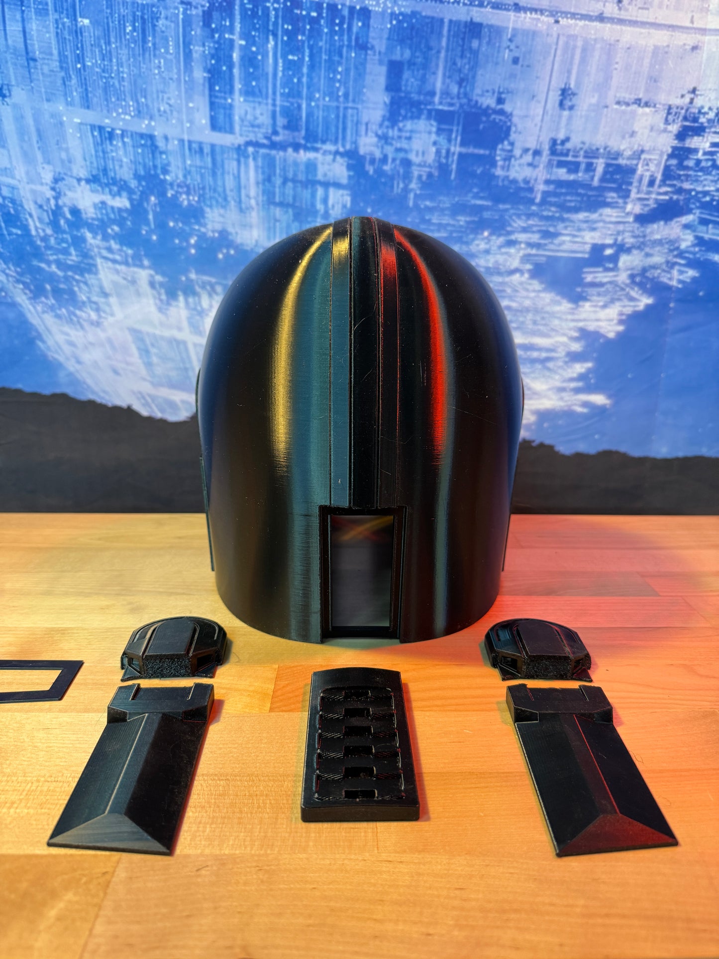 Right Sized Mandalorian Helmet DIY Print