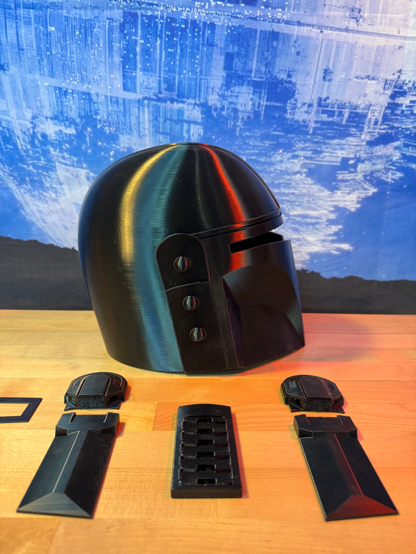 Right Sized Mandalorian Helmet DIY Print