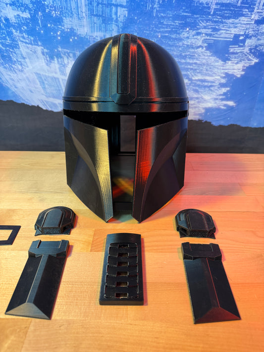 Right Sized Mandalorian Helmet DIY Print